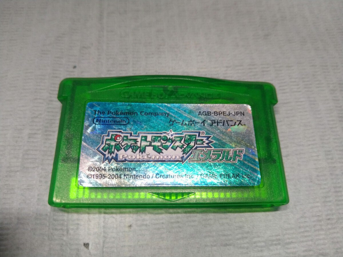 ポケットモンスター エメラルド GBA ポケモン ゲームボーイ 