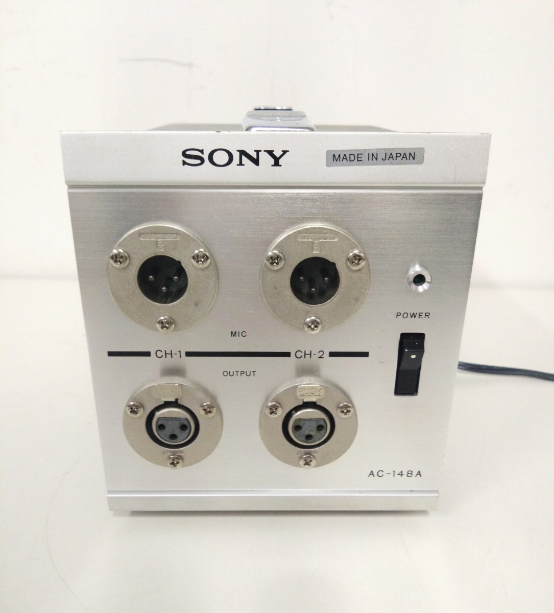 SONY ソニー マイク電源 パワーサプライ AC-148A 通電のみ確認済み（D4）