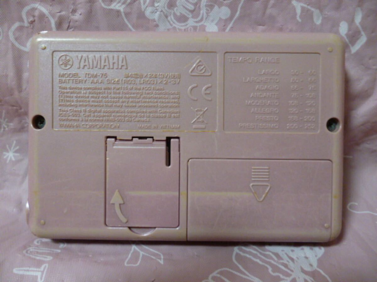 ★☆YAMAHA チューナーTDM-75+GUITER チューナー GA-20 2点セット☆★_画像2