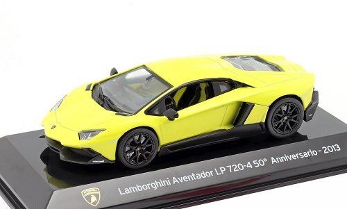 Altaya　1/43　ランボルギーニ・アヴェンタドール LP720-4 50th記念　yellowmet　2013　Supercars Collection