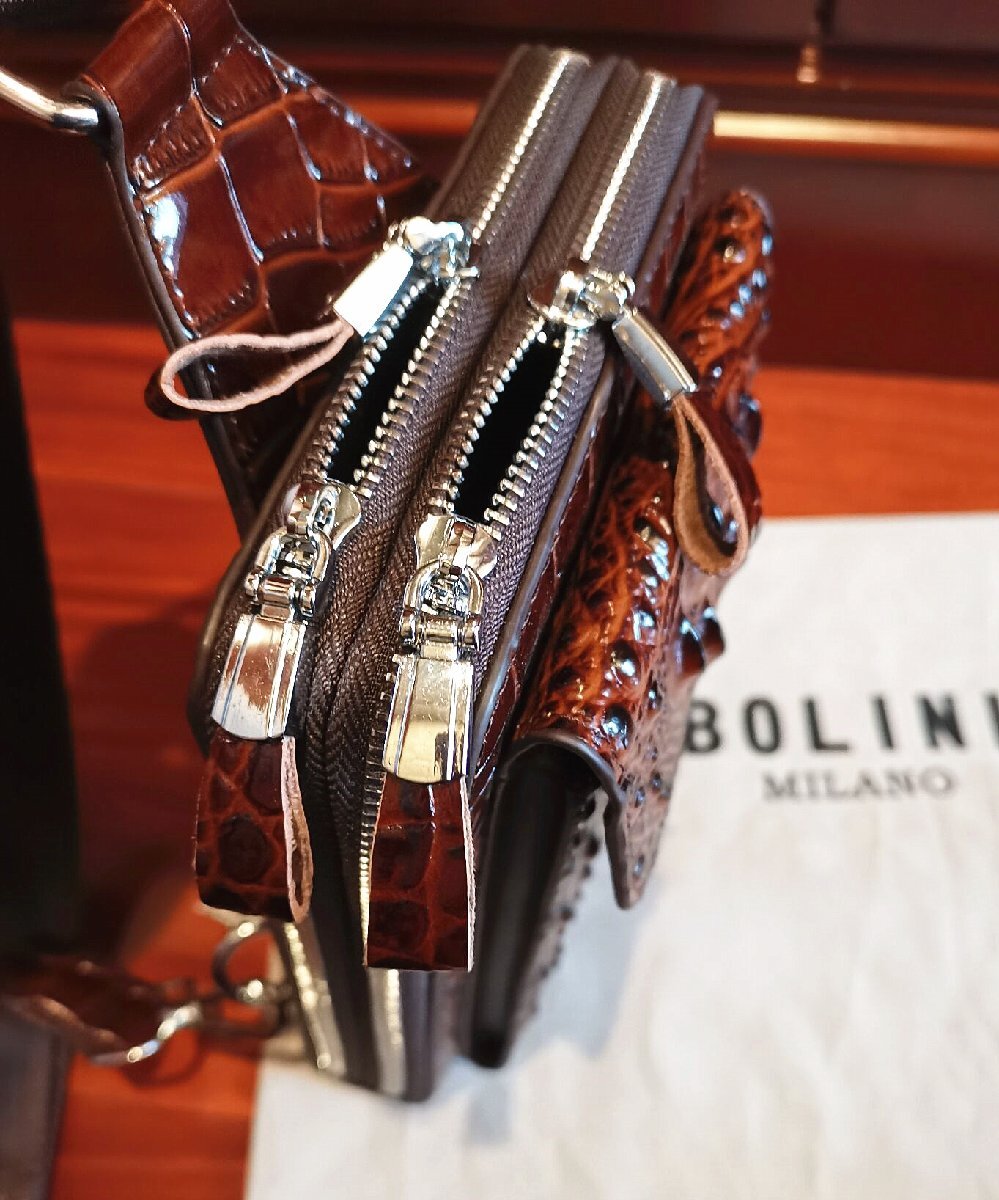最上級逸品※20万*イタリア・ミラノ発*BOLINI/ボリニ・最上級牛革 最上級逸品※20万*イタリア・ミラノ発*BOLINI/ボリニ・最上級牛革