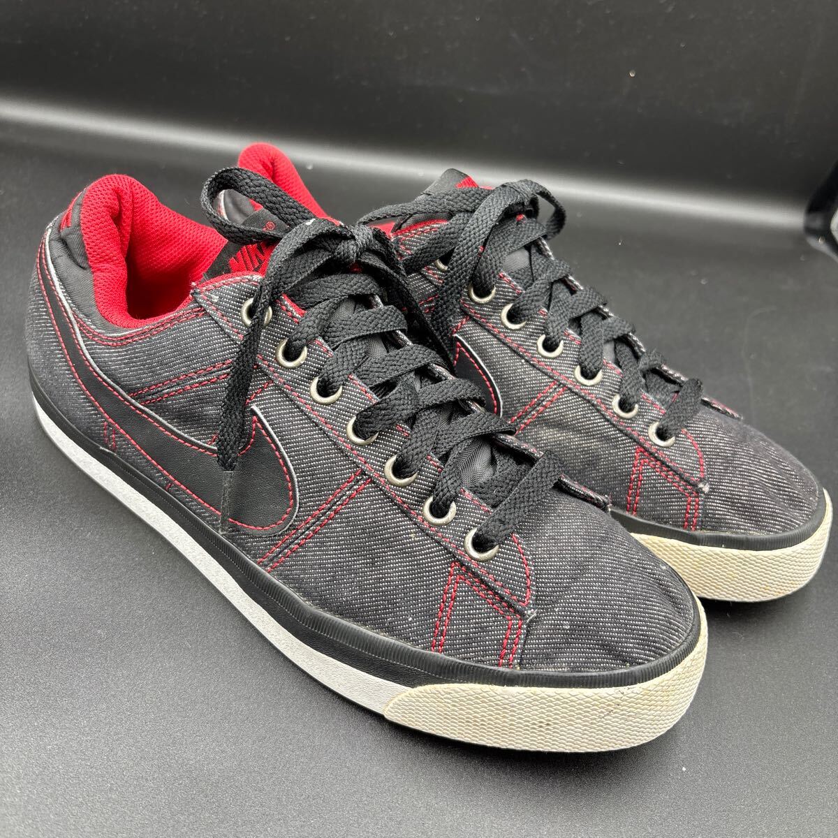 NIKE ナイキ　メンズスニーカー　26cm メンズシューズ　 ブラックデニム スニーカー