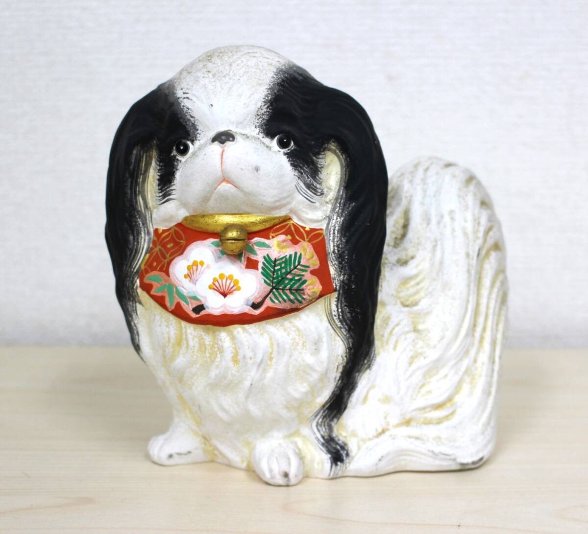 一慶作 〈子犬〉置物 戌年 陶器人形 作家物 在銘 インテリア 一慶作 〈子犬〉置物 戌年 陶器人形 作家物 在銘 インテリア