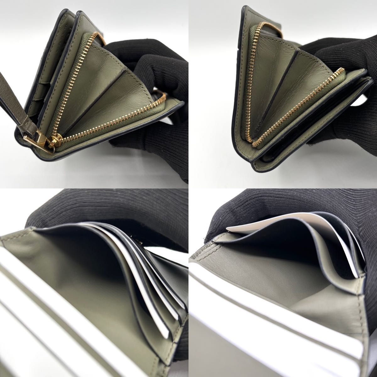 現行モデル 極美品 ロエベ 二つ折り財布 パズル スモール 現行モデル 極美品 ロエベ 二つ折り財布 パズル スモール