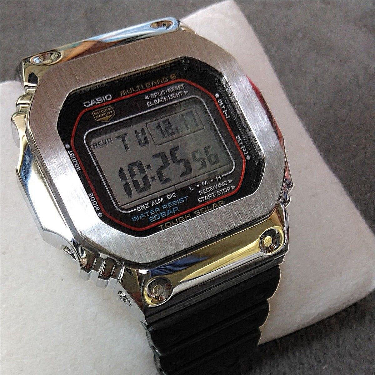 CASIO G-SHOCK GW-M5610 電波ソーラー メタルベゼル 遊環付き CASIO G-SHOCK GW-M5610 電波ソーラー メタルベゼル 遊環付き