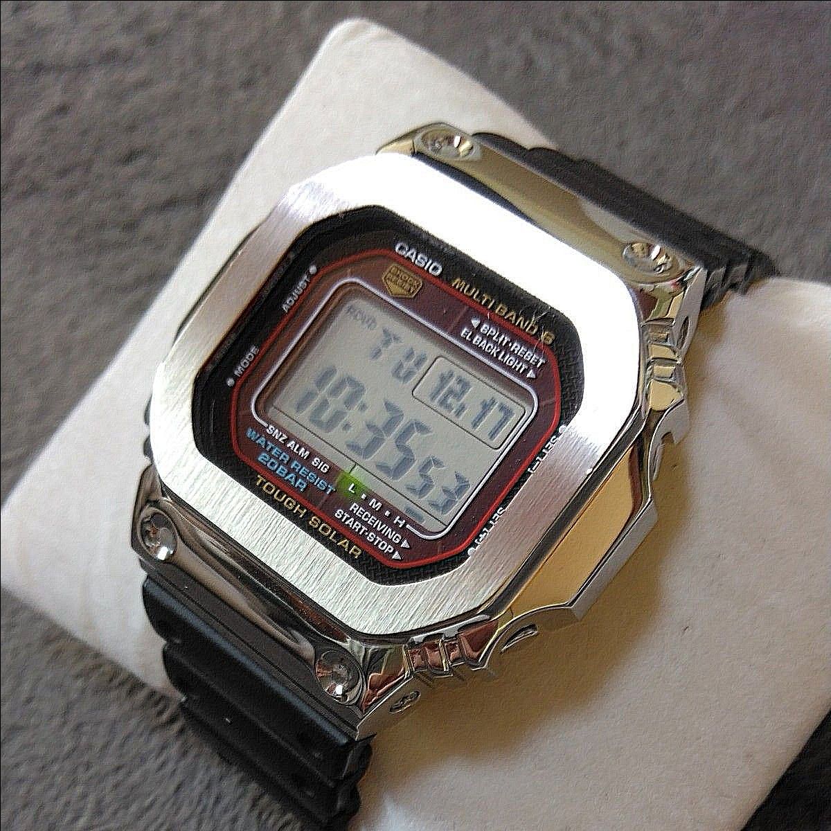 CASIO G-SHOCK GW-M5610 電波ソーラー メタルベゼル 遊環付き CASIO G-SHOCK GW-M5610 電波ソーラー メタルベゼル 遊環付き