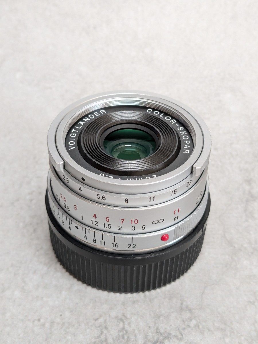 Voigtlander COLOR-SKOPAR 28mm F2 8 Aspherical VM II シルバー Voigtlander COLOR-SKOPAR 28mm F2 8 Aspherical VM II シルバー