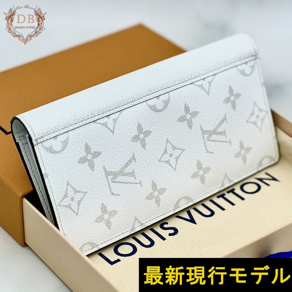 箱袋付 ルイヴィトン タイガラマ ブラザ 長財布 ホワイト 箱袋付 ルイヴィトン タイガラマ ブラザ 長財布 ホワイト