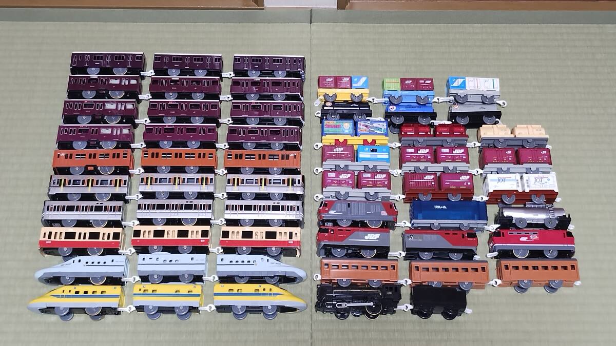 ○○プラレール 中古車両55両 新幹線・電車・客車・機関車・SL ○○プラレール 中古車両55両 新幹線・電車・客車・機関車・SL