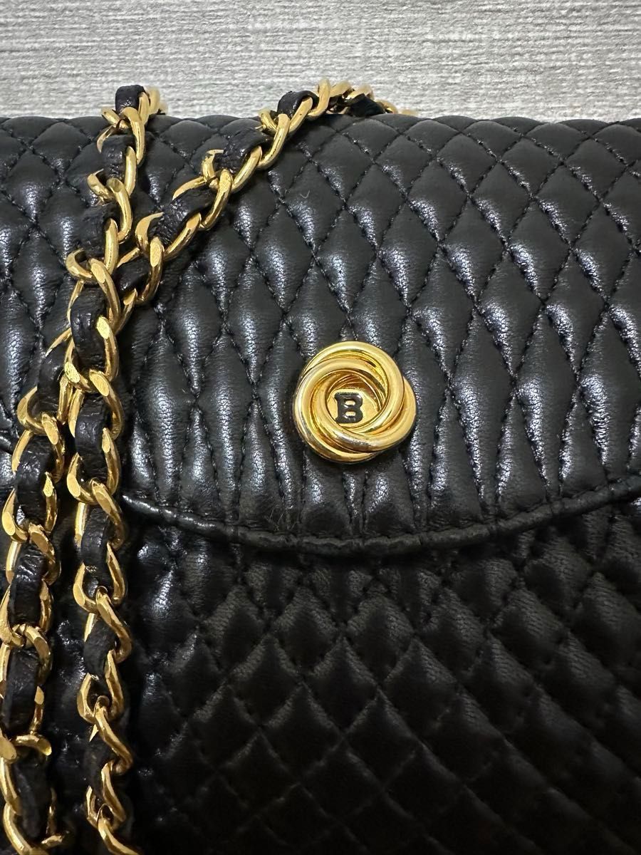 希少】Bally バリー ヴィンテージ チェーンショルダーバッグ 希少】Bally バリー ヴィンテージ チェーンショルダーバッグ