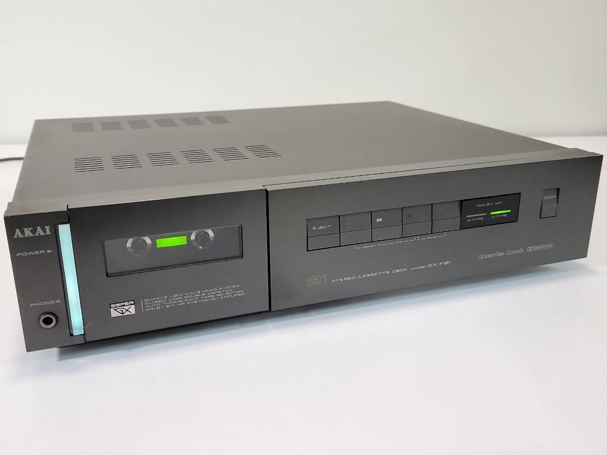 AKAI アカイGX-F91 カセットデッキ 中古 現状品(☆AKAI アカイ AKAI アカイGX-F91 カセットデッキ 中古 現状品(☆AKAI アカイ