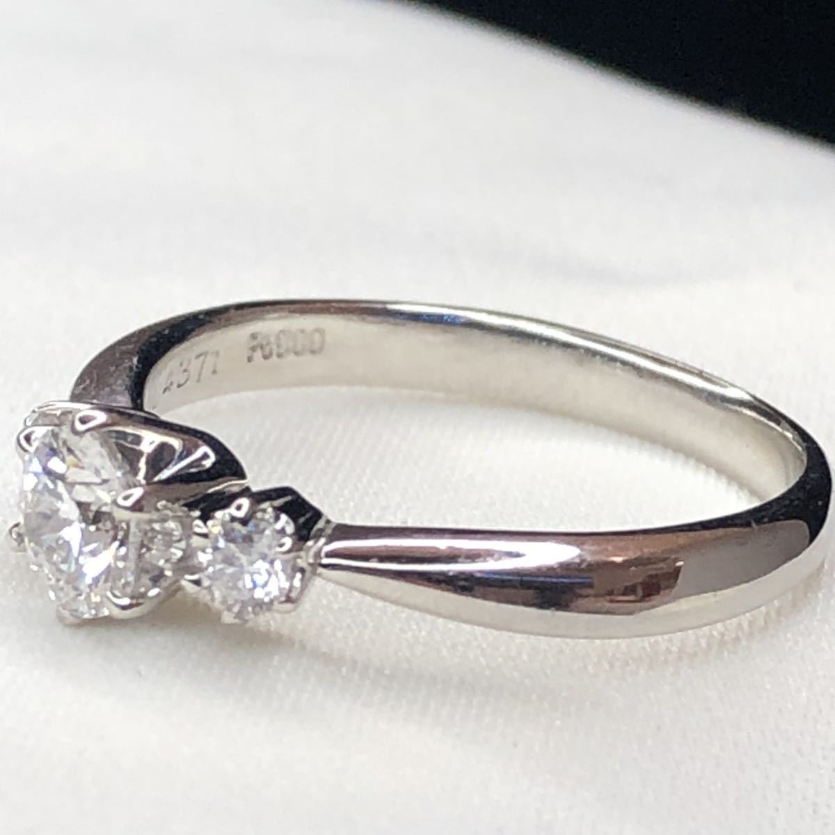 35万以上大粒 VS pt900 総計0.4ct ダイヤモンドリング 一粒 | www