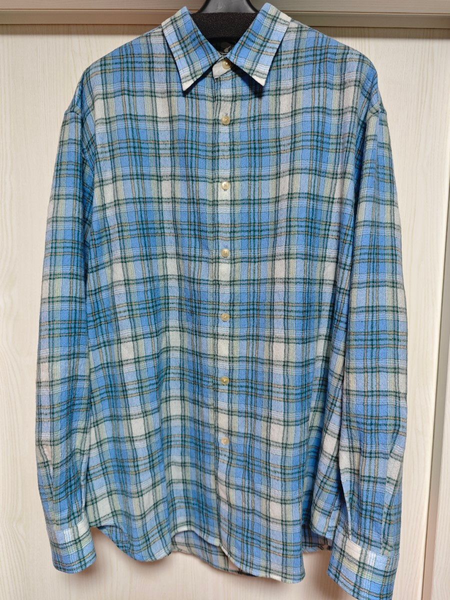 AURALEE 24AW AIRY WOOL CHECK SHIRTオーラリー エアリーウール AURALEE 24AW AIRY WOOL CHECK SHIRTオーラリー エアリーウール