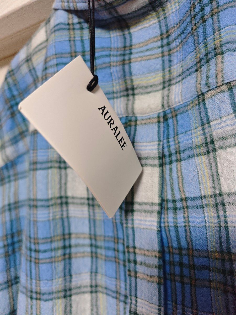 AURALEE 24AW AIRY WOOL CHECK SHIRTオーラリー エアリーウール AURALEE 24AW AIRY WOOL CHECK SHIRTオーラリー エアリーウール