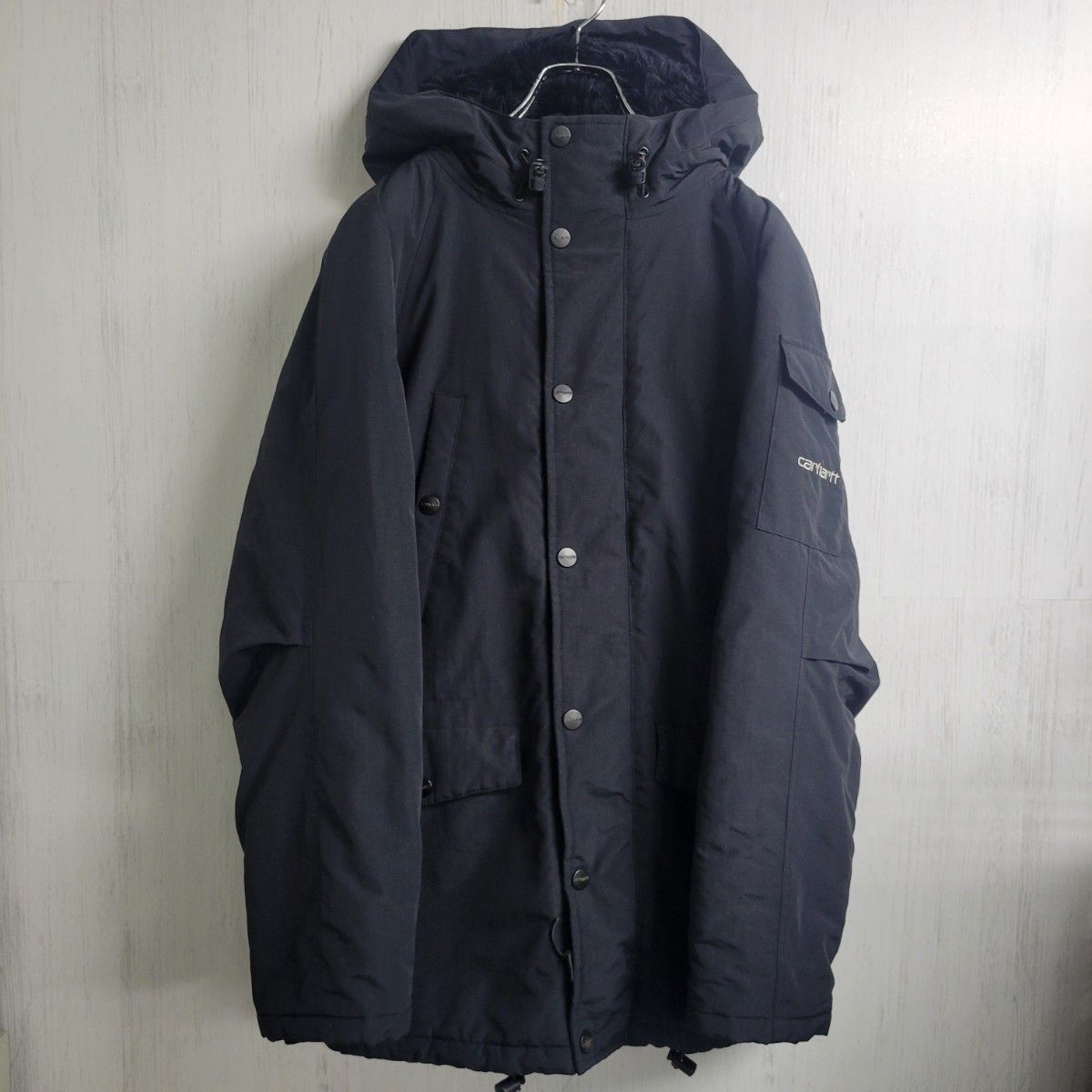 カーハート Carhartt ロングコートジャケット XS ブラック カーハート Carhartt ロングコートジャケット XS ブラック
