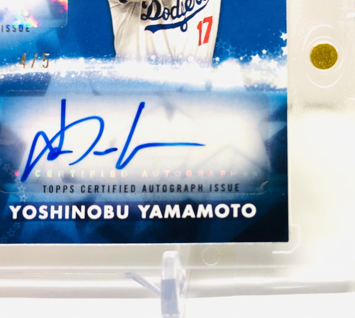 5枚限定 4/5》大谷翔平 山本由伸 2024 Topps Update Dual 直筆 5枚限定 4/5》大谷翔平 山本由伸 2024 Topps Update Dual 直筆