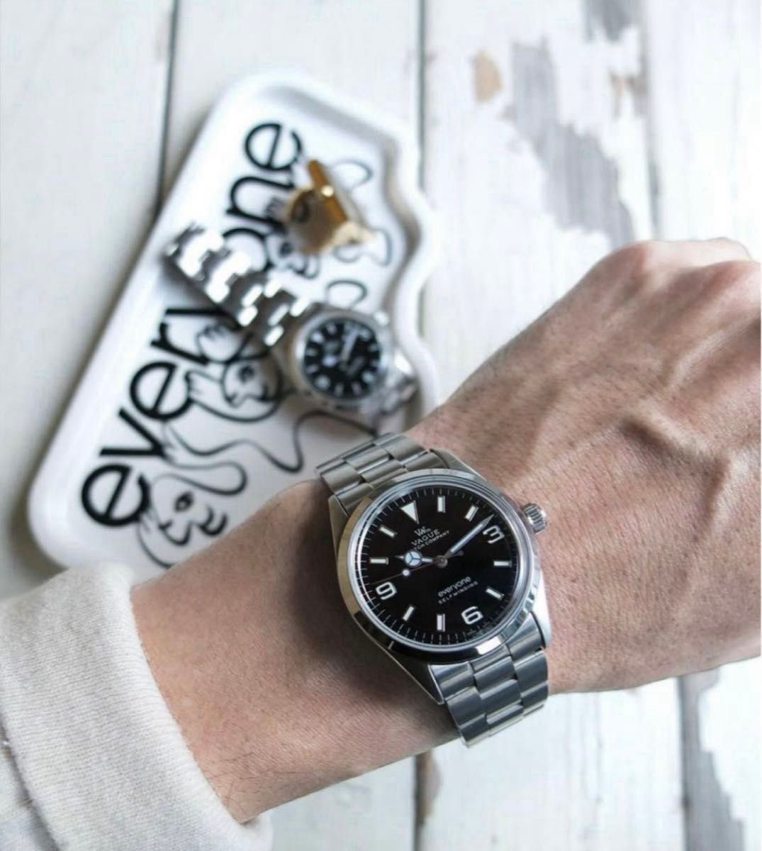 everyone Time Traveler by VAGUE WATCH CO 三好良氏着用 時計 everyone Time Traveler by VAGUE WATCH CO 三好良氏着用 時計