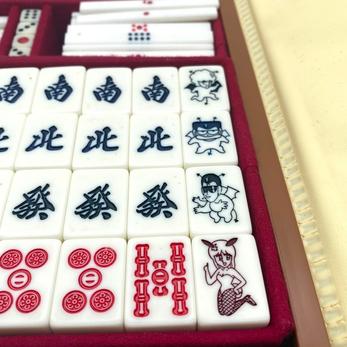 美品】【激レア】ミズノ丸一 麻雀牌 昭和 花牌 イーソウ 美品】【激レア】ミズノ丸一 麻雀牌 昭和 花牌 イーソウ
