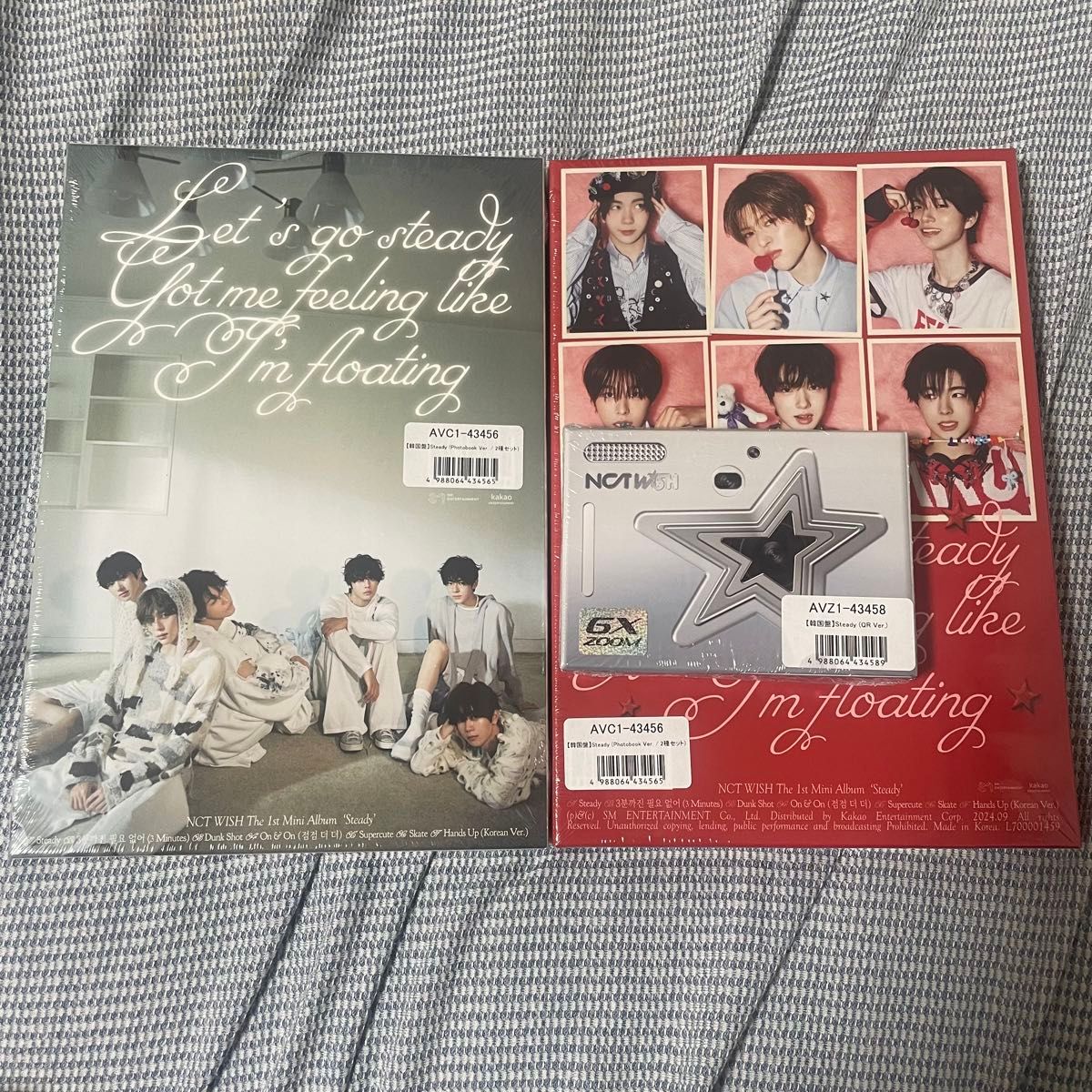 NCT WISH steady アルバム 新品未開封 photo book qr ver 3形態 NCT WISH steady アルバム 新品未開封 photo book qr ver 3形態