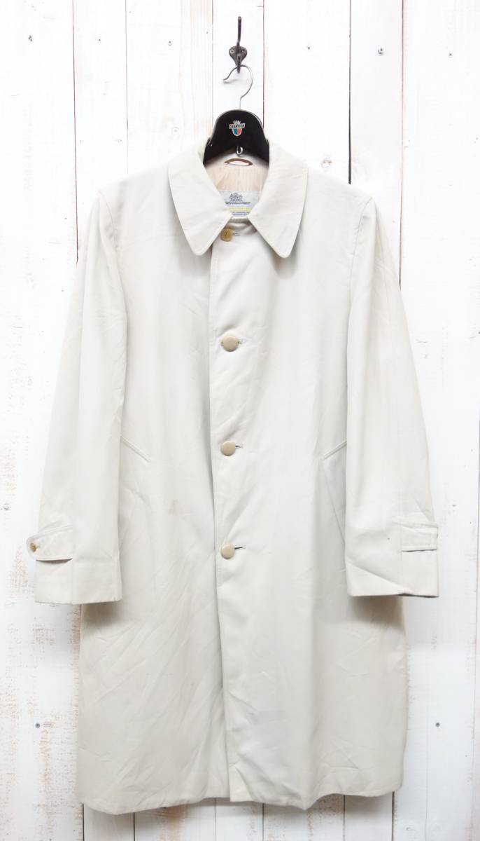 RETRO 古着 ＊Aquascutum OF LONDON 　アクアスキュータム ＊バルマカーンコート 　ステンカラーコート ＊AQUA 5 撥水防風　 ＊ CANADA