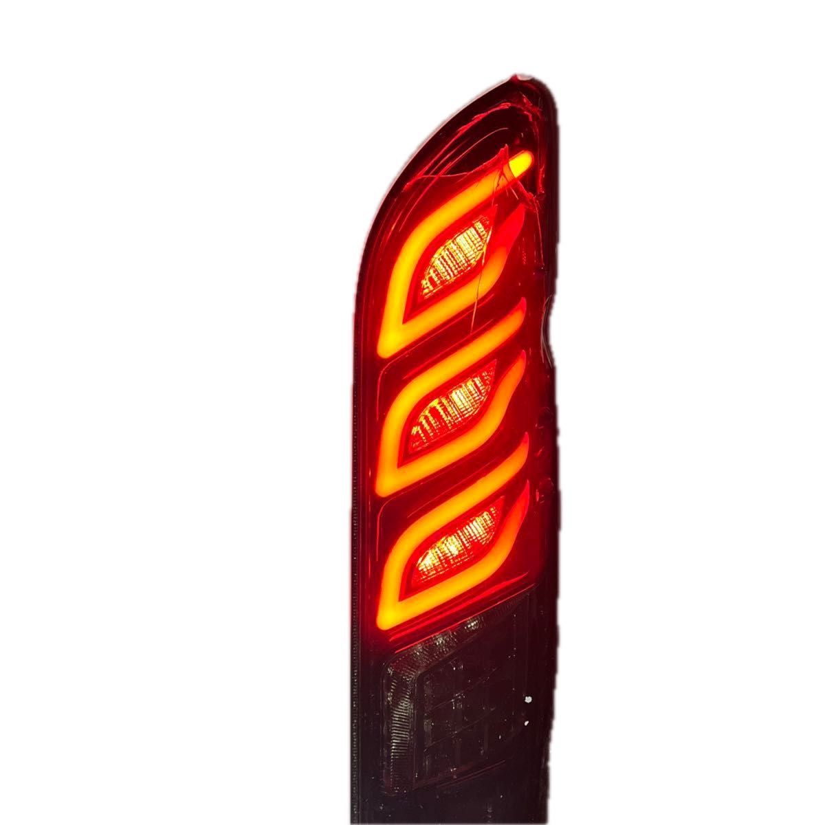 ハイエース スモーク LEDテールランプ テールランプ ジャンク品 ハイエース スモーク LEDテールランプ テールランプ ジャンク品