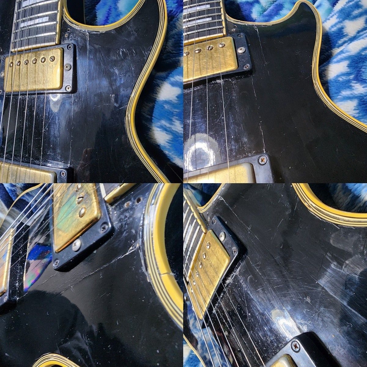 Orville by Gibson レスポールカスタム 黒 ネック折れ補修跡あり Orville by Gibson レスポールカスタム 黒 ネック折れ補修跡あり