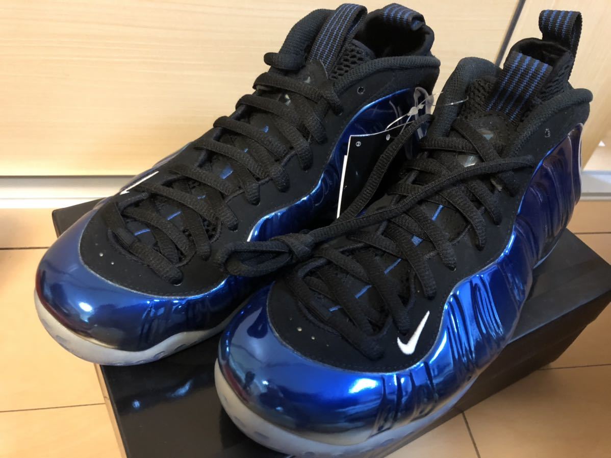 完全DEAD 国内正規 NIKE AIR FOAMPOSITE ONE BLUE MIRROR 29 OG ナイキ エアフォームポジット ワン supreme ギャルソン ブルーミラー_画像6