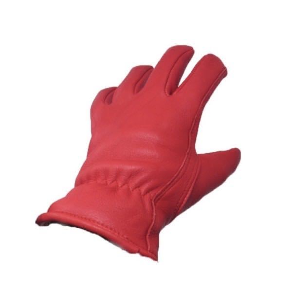 送料無料★ NAPA GLOVES ナパ 鹿革 防寒 冬用 シンサレート グローブ 800TL RED-S 赤 EXTRA WARM 裏地付 ディアスキン バイク通勤 カブ_画像5