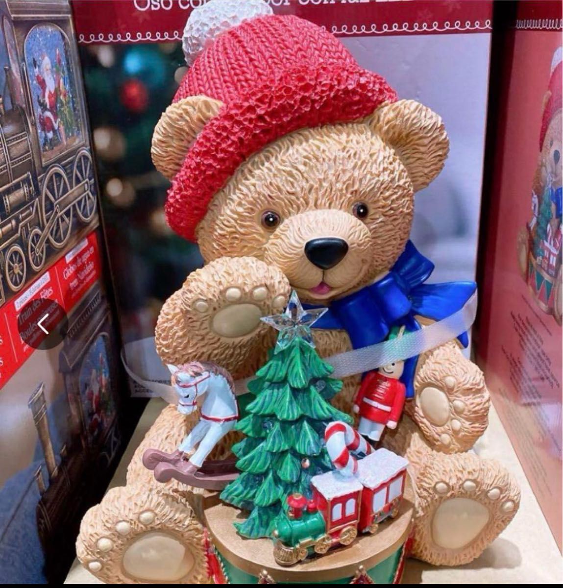 クリスマス テディベア 未使用 くまの置物 コストコ くま テディベア クリスマス