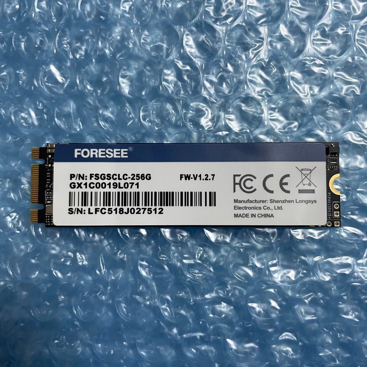 C8 ほぼ未使用 使用時間51時間】FORESEE GX1C0019L071 256GB M 2 C8 ほぼ未使用 使用時間51時間】FORESEE GX1C0019L071 256GB M 2
