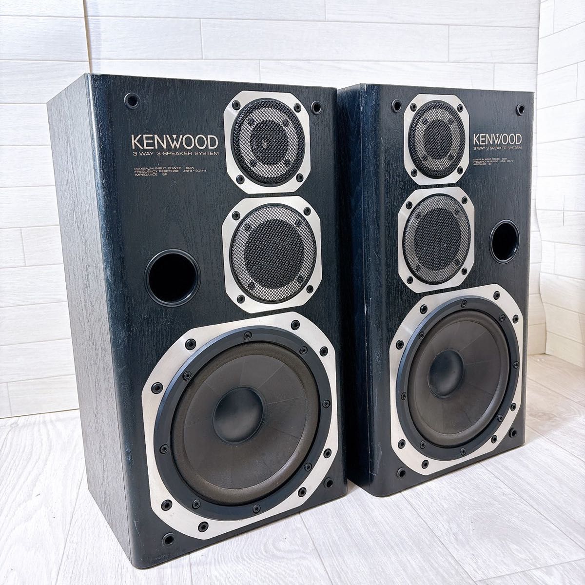 KENWOOD ROXY DG3 スピーカー ペア 3way シリアル同番 希少 KENWOOD ROXY DG3 スピーカー ペア 3way シリアル同番 希少