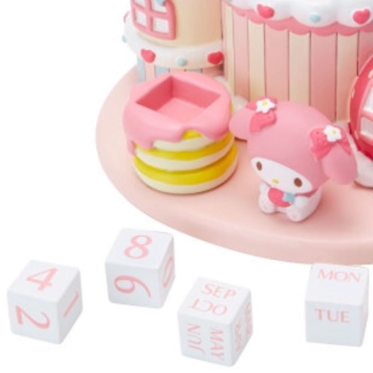 最先端 サンリオ☆マイメロ☆ピアノちゃん☆万年カレンダー☆卓上 高価 マイメロディ ピアノ スイーツ 万年 カレンダー フィギュア キャラクターグッズ