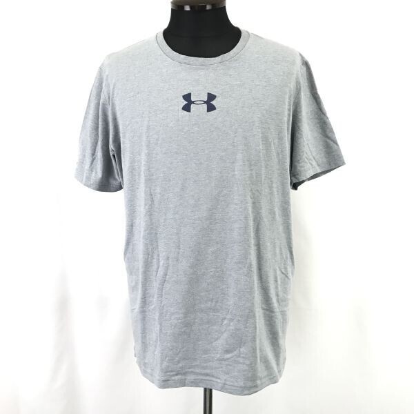 美品★UNDER ARMOUR/アンダーアーマー★半袖Tシャツ吸汗速乾 チャージドコットン/Tops/Shirts◆BH837