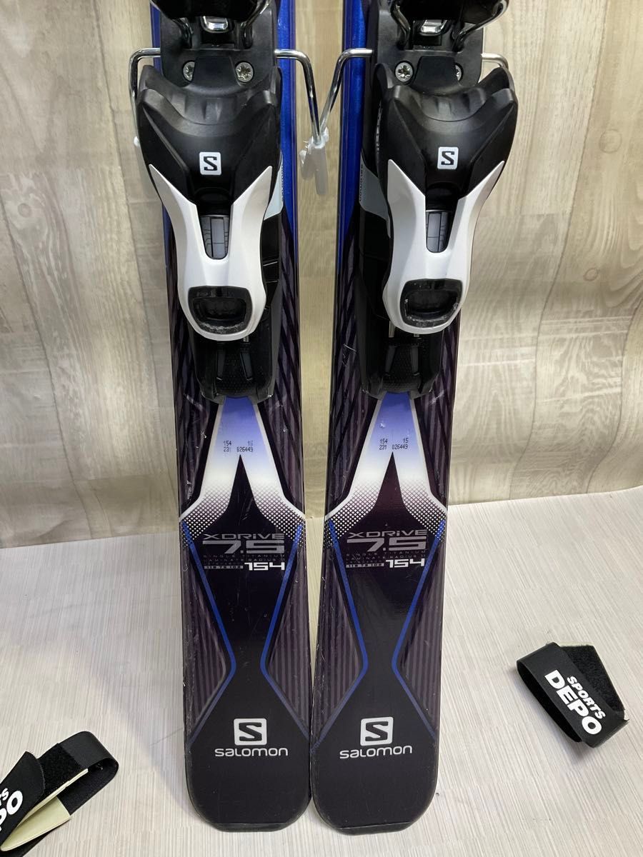 程度良好 SALOMON/X-DRIVE/7 5/154cm/サロモン/エックスドライブ 程度良好 SALOMON/X-DRIVE/7 5/154cm/サロモン/エックスドライブ