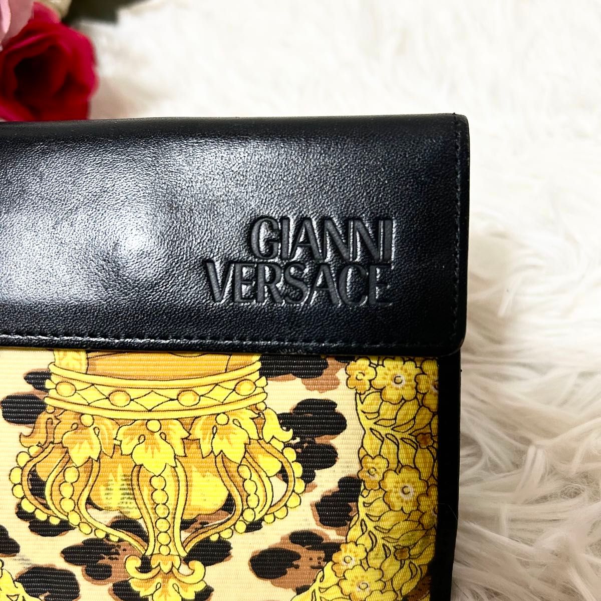 GIANNI VERSACE ジャンニ ヴェルサーチ ベルサーチ 2つ折り財布 GIANNI VERSACE ジャンニ ヴェルサーチ ベルサーチ 2つ折り財布