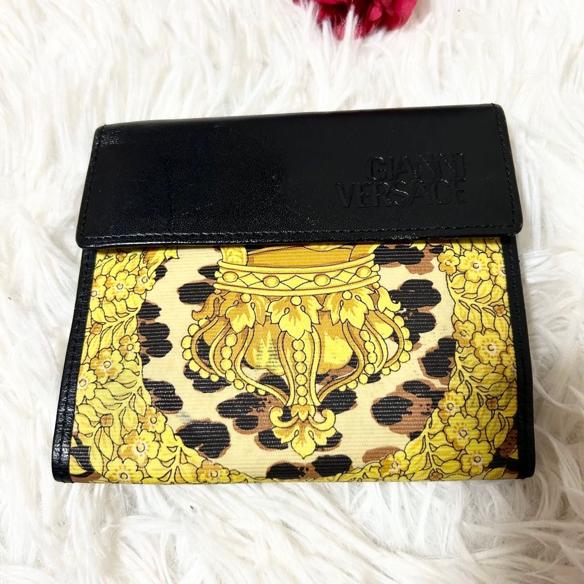 GIANNI VERSACE ジャンニ ヴェルサーチ ベルサーチ 2つ折り財布 GIANNI VERSACE ジャンニ ヴェルサーチ ベルサーチ 2つ折り財布