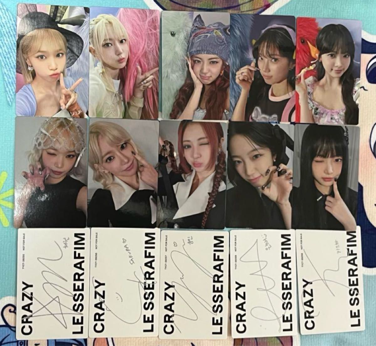 lesserafim crazy jp ソロジャケット トレカ メッセージカード lesserafim crazy jp ソロジャケット トレカ メッセージカード