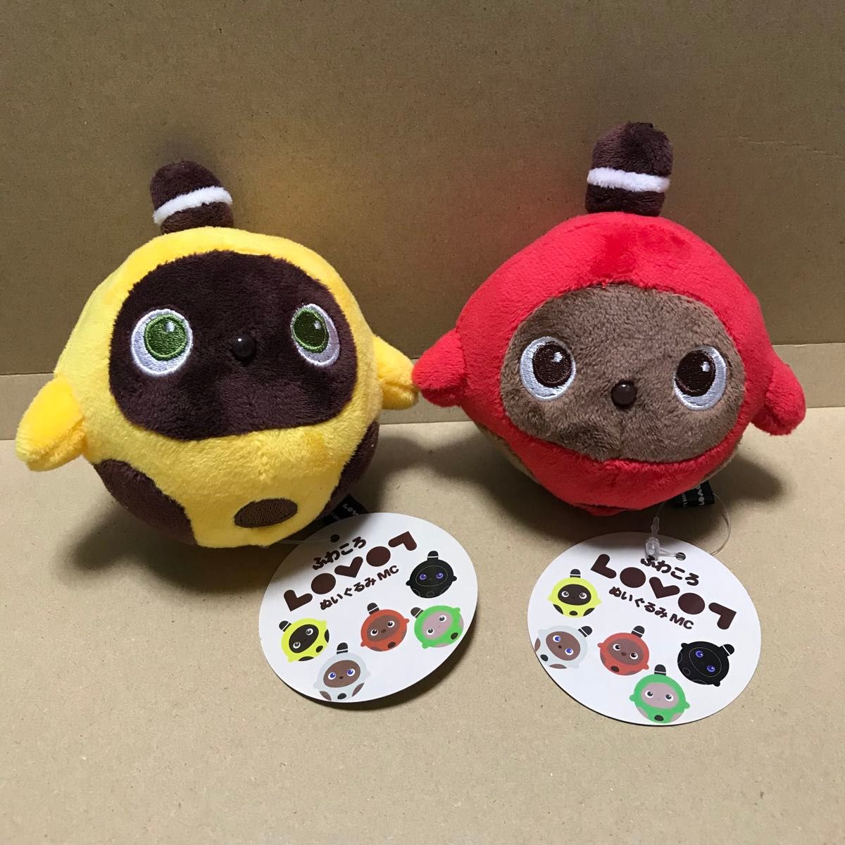 2個セット】ふわころLOVOT ぬいぐるみMC マスコット ラボット 2個セット】ふわころLOVOT ぬいぐるみMC マスコット ラボット