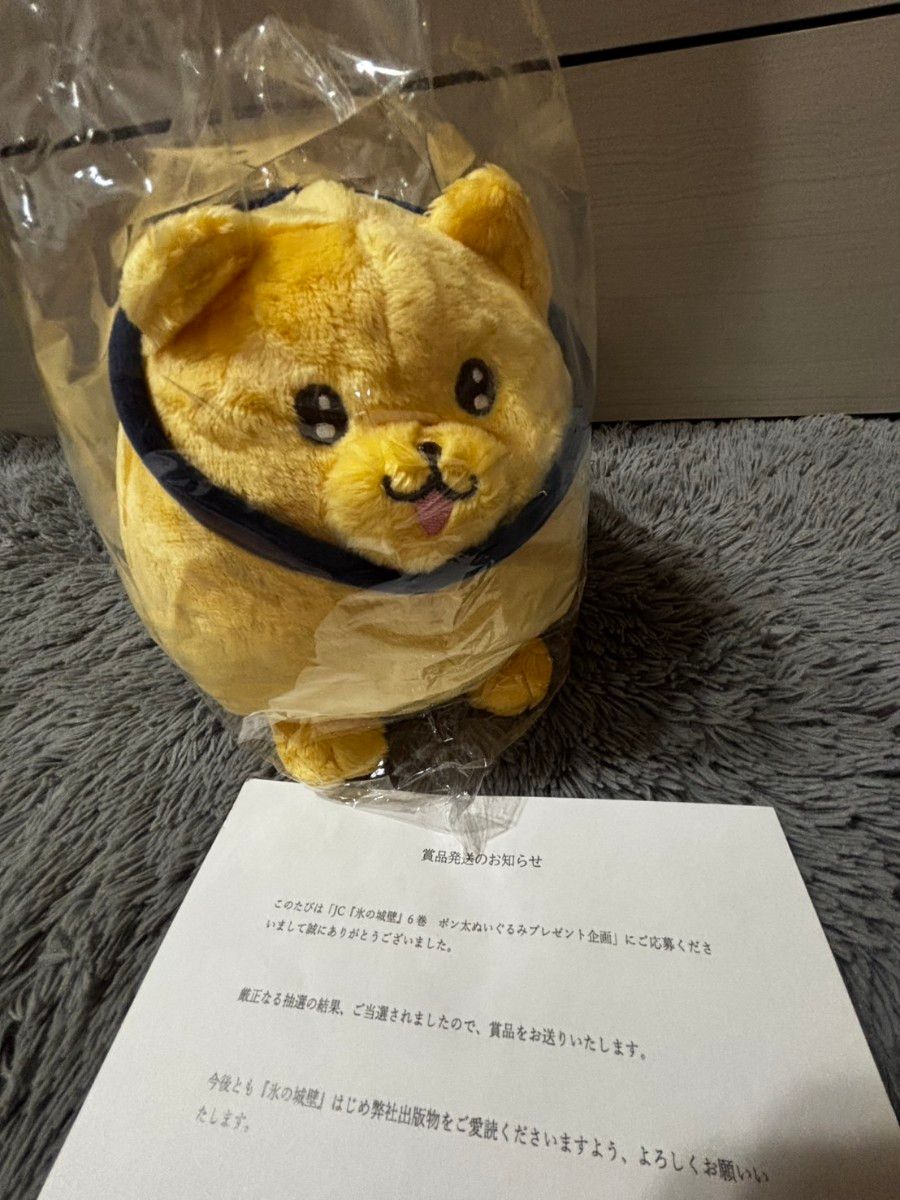 氷の城壁ポン太ぬいぐるみ 懸賞当選品