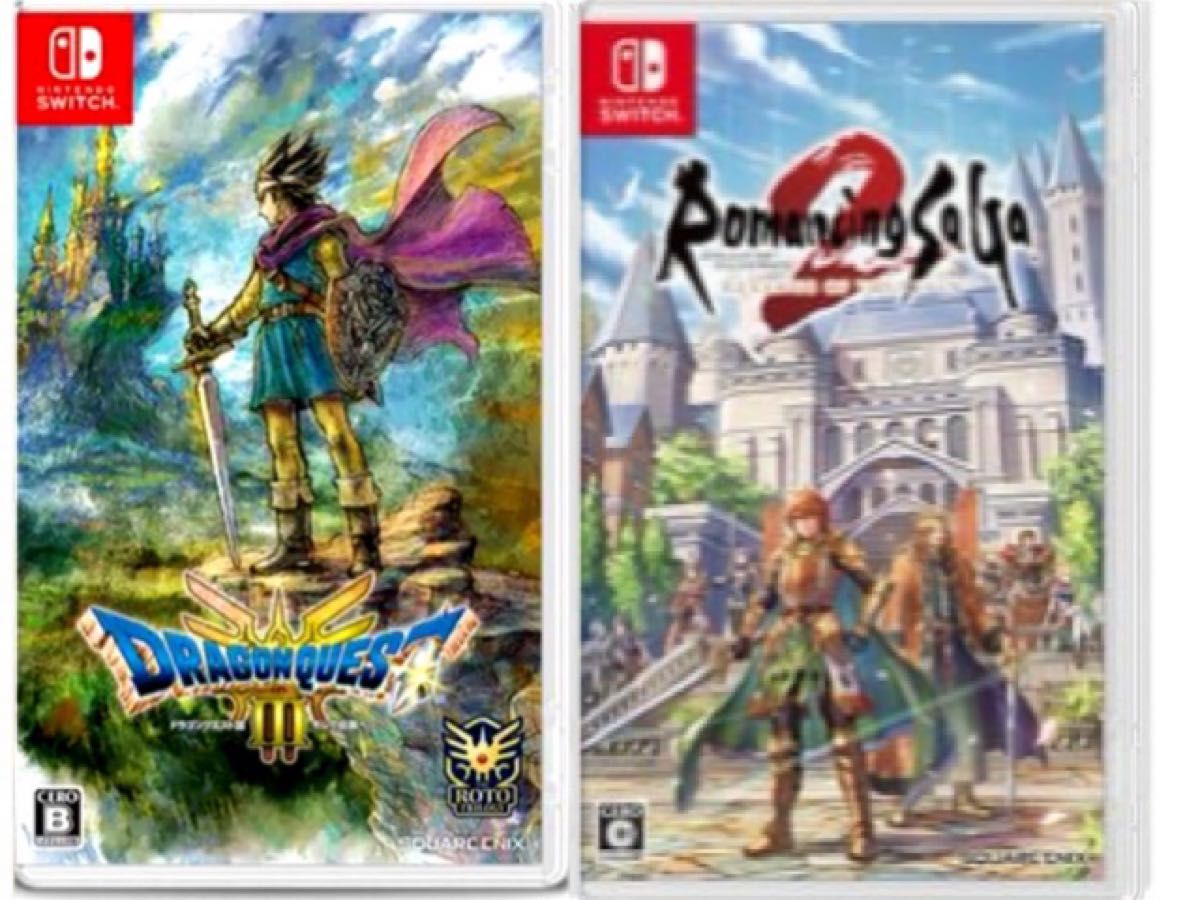 完成品 新品・未開封 【2本セット】ドラゴンクエスト3 ロマンシング Nintendo Switch