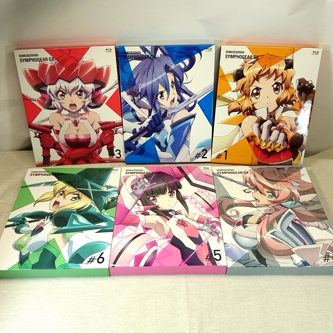 送料無料 即決 特典全付 Blu-ray 戦姫絶唱シンフォギア 1期~4期 初回