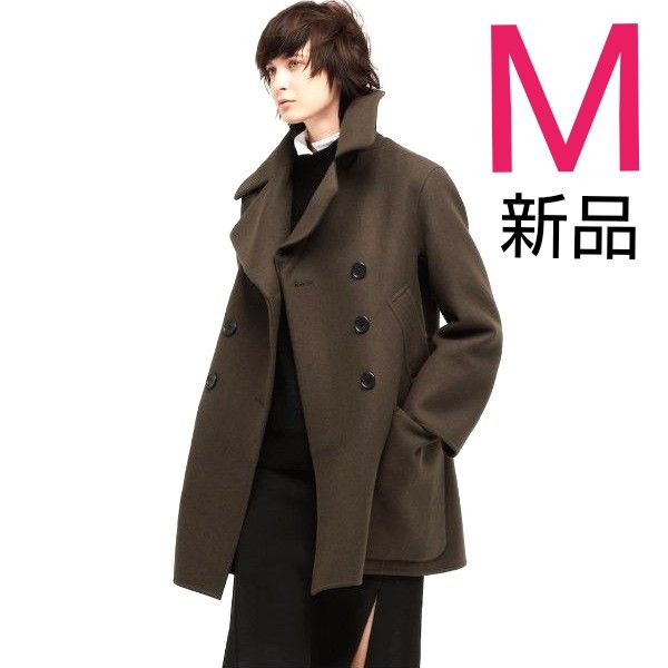 ユニクロ +J ダブルフェイスピーコート M オリーブ 新品 ジル ユニクロ +J ダブルフェイスピーコート M オリーブ 新品 ジル