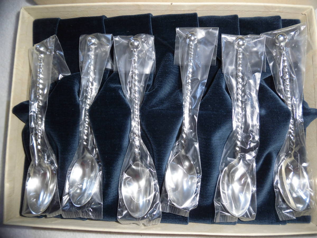  unused * Wako WAKO* silver finishing. spoon,6ps.