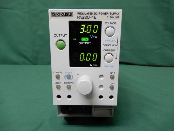 Yahoo!オークション - 菊水 PAS20-18 DC POWER SUPPLY 直流安定 Yahoo!オークション - 菊水 PAS20-18 DC POWER SUPPLY 直流安定