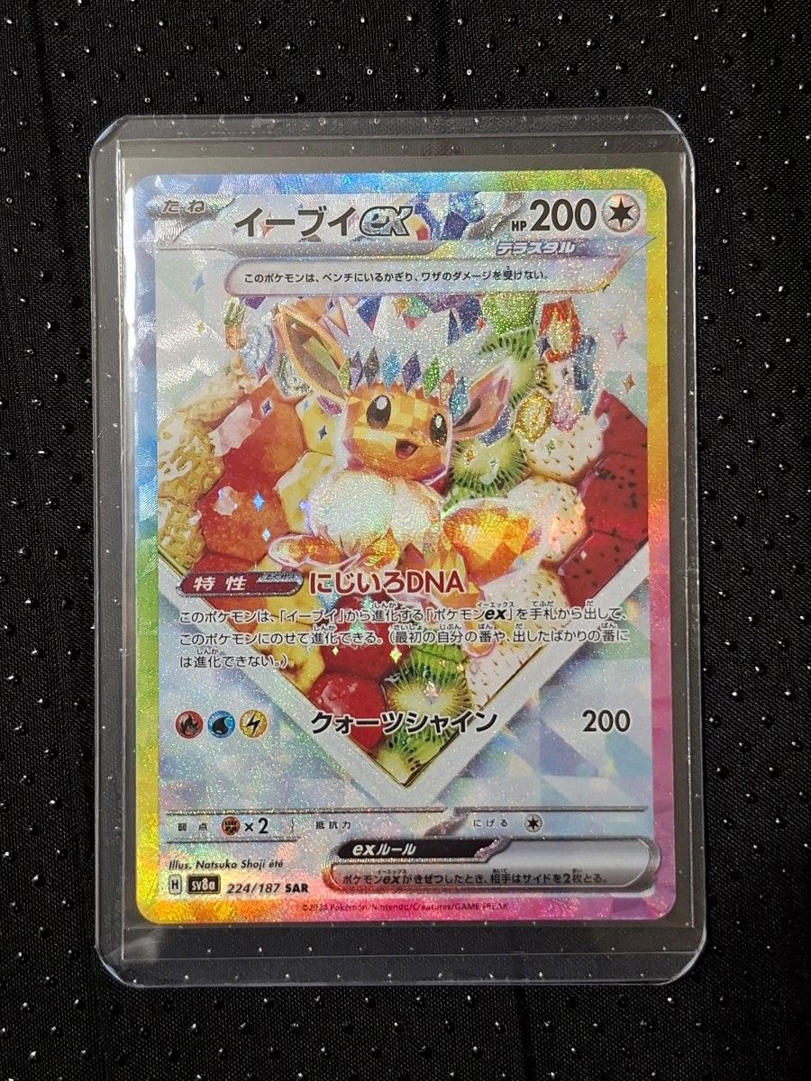 イーブイex SAR テラスタルフェスex ポケモンカード ハイクラス イーブイex SAR テラスタルフェスex ポケモンカード ハイクラス