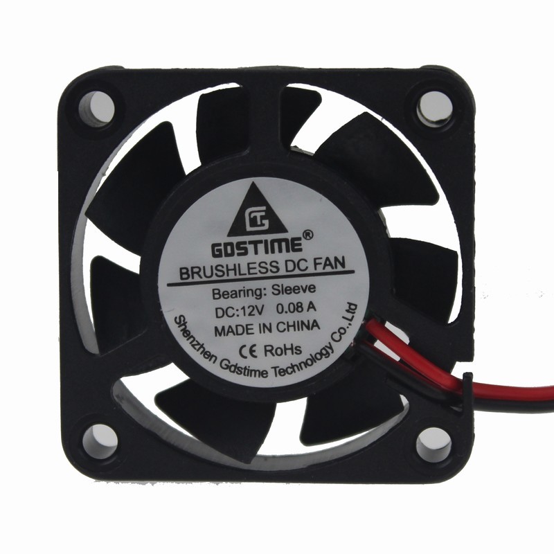  охлаждающий для DC вентилятор 40 × 40 × 10mm 12V 2 шт. комплект 