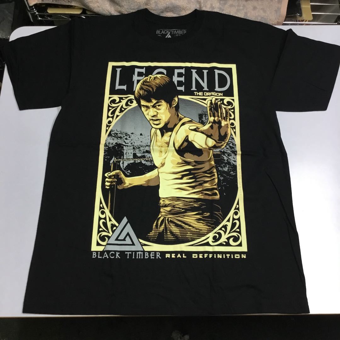 SR5C2♪ デザインプリントTシャツ XLサイズ (2L) (LL) ブルースリー Bruce Lee 李小龍