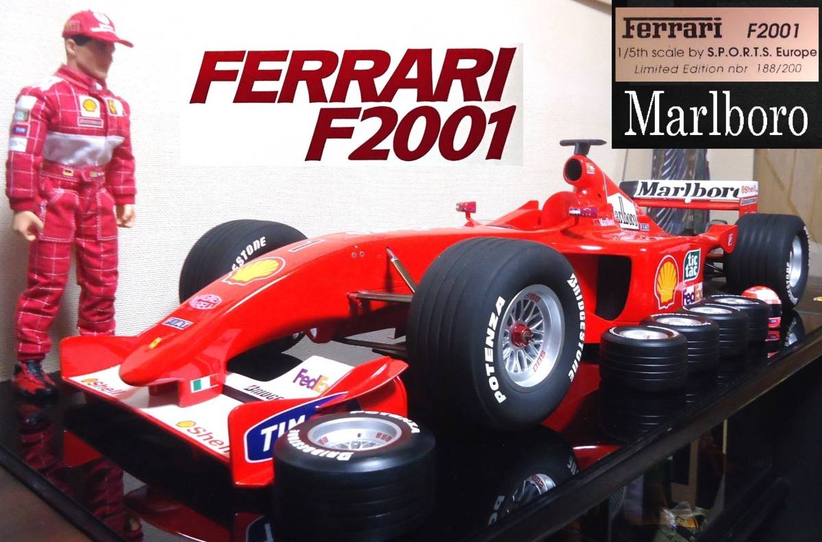 2001 フェラーリ F2001 ミハエル シューマッハ 直筆サイン入フォト