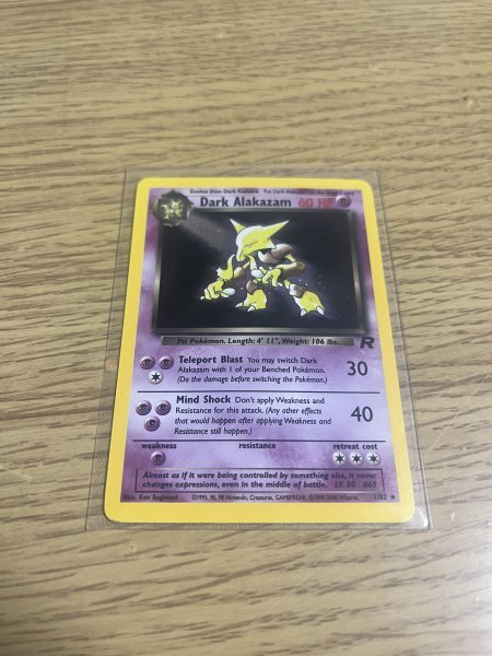 【ポケモンカード】英語版　わるいフーディン　DARK ALAKAZAM