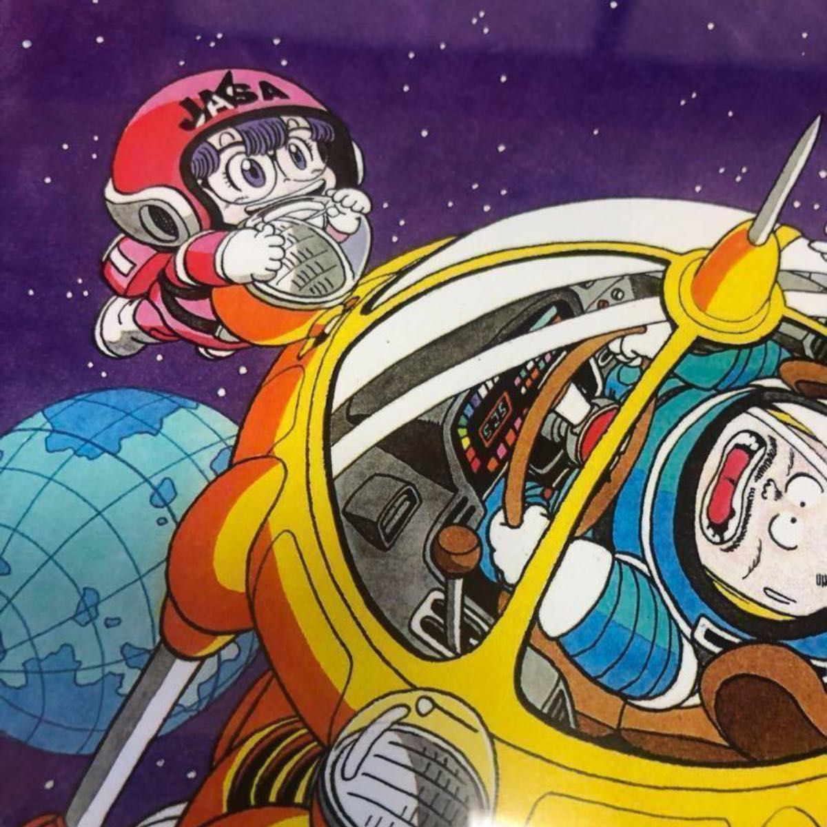 鳥山明 ドクタースランプ アラレちゃん 表紙用 イラスト 1983年 鳥山明 ドクタースランプ アラレちゃん 表紙用 イラスト 1983年